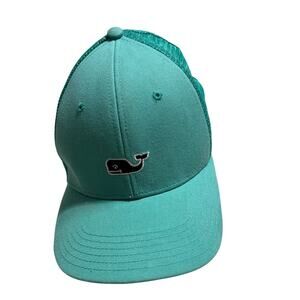 Vineyard Vines Trucker Hat Snap Back Adjustable One-Size Seafoam Green Cap